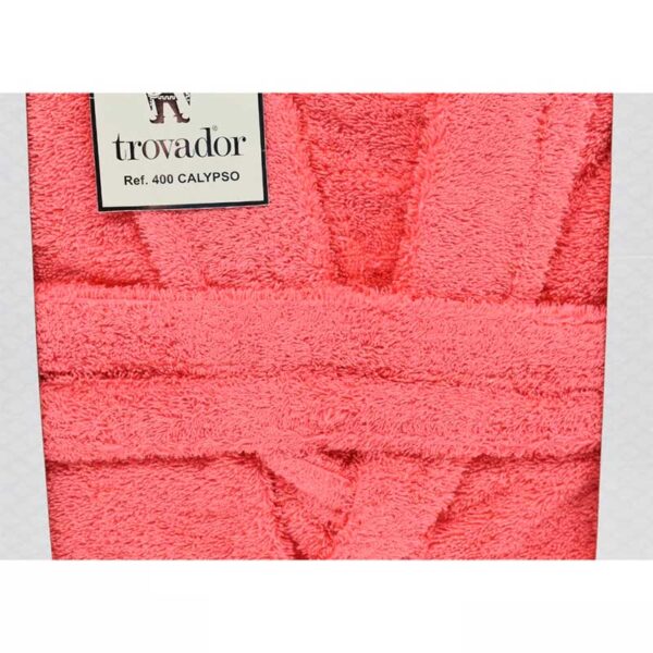 Albornoz Trovador 100% Algodón Calypso Camelia - Imagen 2