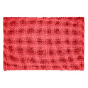 Alfombra de Baño Trenzada Rojo Atenas 45 x 70 cm