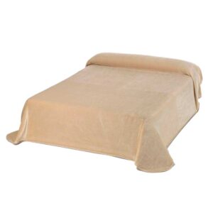 Manta Terciopelo Mora B93 Beige