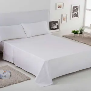 sabana encimera blanca algodon