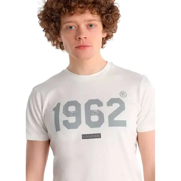 camiseta lois hombre blanca