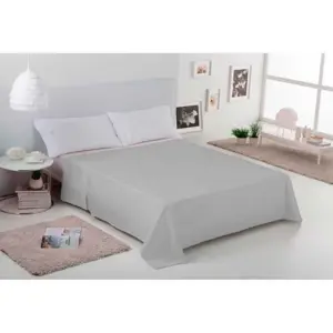 sabana encimera gris algodon