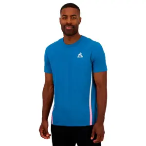 camiseta le coq sportif azul