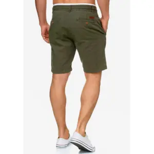 pantalon corto verde militar hombre