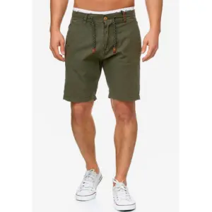 pantalon corto verde militar hombre