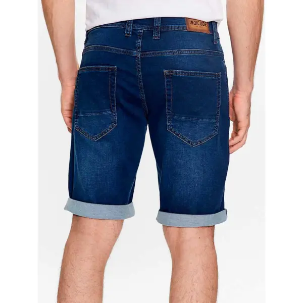 pantalones corto vaqueros oscuros hombre