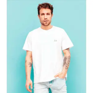 camiseta hombre blanca basica