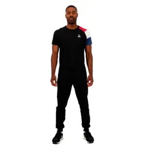 camiseta negra le coq sportif