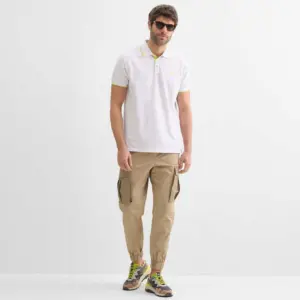 polo manga corta munich blanco