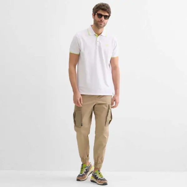 polo manga corta munich blanco