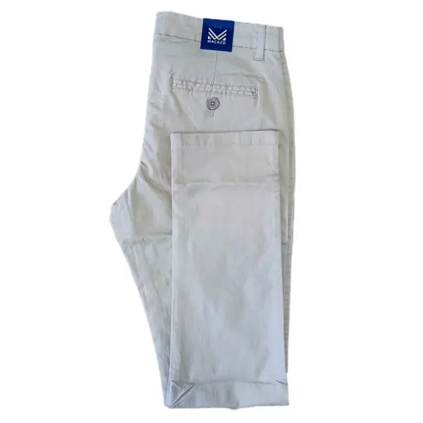 pantalones largos chinos camel