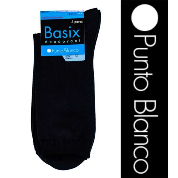 calcetines punto blanco hombre