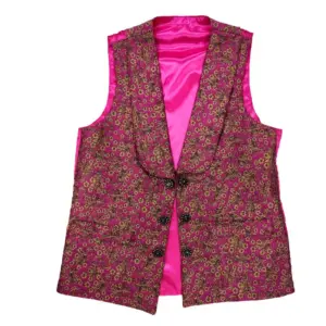 Chaleco Tapizado Fucsia 4010