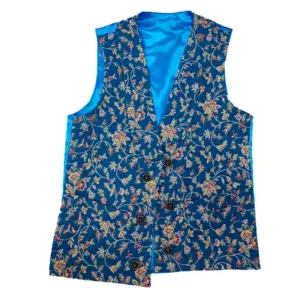 Chaleco Huertano Tapizado Azul 4015