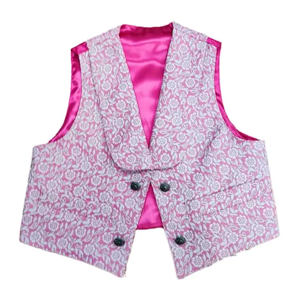 chaleco huertano fucsia