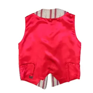 chaleco huertano rojo