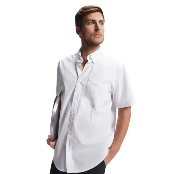 camisa manga corta hombre