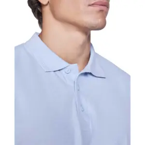polo manga corta hombre azul