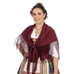 Pico para Traje Regional de Mujer Liso - Borras de Seda