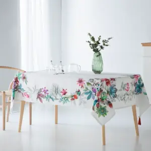 MANTEL DIGITAL DOLCE BLANCO SARGA ANTIMANCHAS CASTILLA TEXTIL