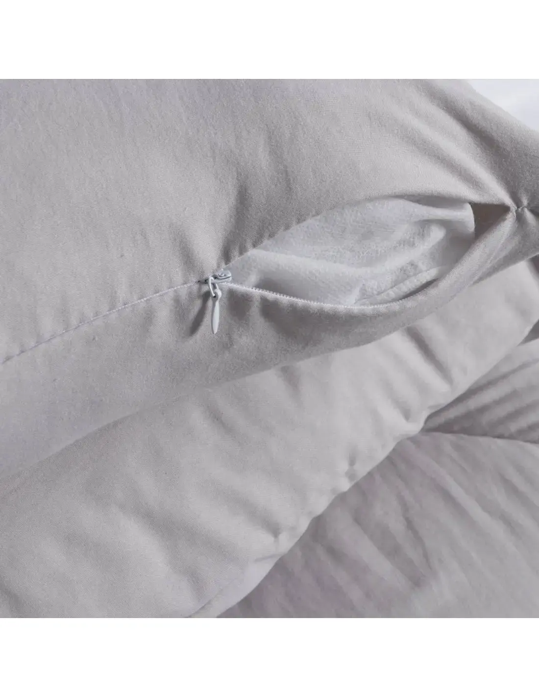 EDREDON CONFORTER LULU GRIS DON ALGODON - Imagen 5